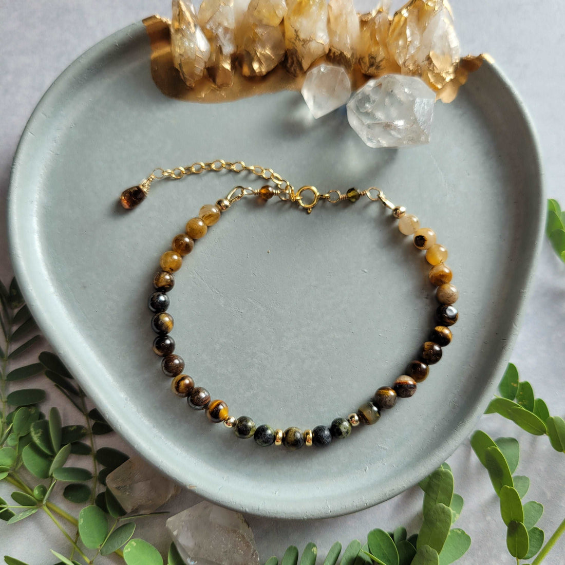 Earthy Handcrafted Ombre Tiger&