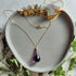 Amethyst Necklace on 18" 14k Gold-Filled Chain